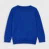 Sweter z lamówką chłopięcy Mayoral 311-31 Niebieski