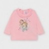 Koszulka z długim rękawem dla dziewczynki Mayoral 2055-30 Różowy