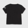 Koszulka z krótkim rękawkiem dla chłopców Mayoral 1074-30 Czarna