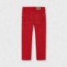 Spodnie slim fit chłopięce Mayoral 509-65 Czerwony
