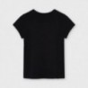 Koszulka z krótkim rękawem dla dziewczyny Mayoral 854-22 czarna