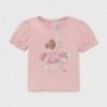 Koszulka z nadrukiem dla dziewczynek Mayoral 1077-45 Różowa