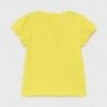 Koszulka z aplikacją dziewczęca Mayoral 1079-59 żółta