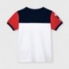 Koszulka z krótkim rękawem dla chłopców Mayoral 3046-72 Czerwony/biały