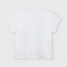 Koszulka z wiązaniem dziewczęca Mayoral 3077-83 Biały