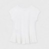 Koszulka krótki rękaw dla dziewczyn dziewczynka Mayoral 6005-31 Biała/granat