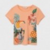 Koszulka z krótkim rękawem dla dziewczyny Mayoral 6020-36 Pomarańczowy