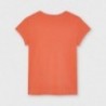 Koszulka z krótkim rękawem dla dziewczyny Mayoral 854-19 Pomarańczowy