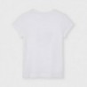 Koszulka z krótkim rękawem dla dziewczyny Mayoral 854-18 Biały