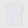 Koszulka z nadrukiem dla dziewczynek Mayoral 3015-71 Biały