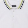 Koszulka polo dla chłopaka Mayoral 6104-89 Biały
