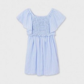 Sukienka w paski dziewczęca Mayoral 6934-9 Błękitny