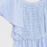 Sukienka w paski dziewczęca Mayoral 6934-9 Błękitny