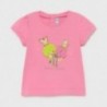 Koszulka z aplikacją dziewczęca Mayoral 1079-60 różowa