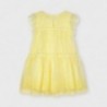 Sukienka tiulowa dla dziewczynki Mayoral 3913-77 żółta