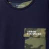 Koszulka z kieszonką chłopięca Mayoral 6085-42 granatowa