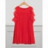 Sukienka plisowana dla dziewczynki Abel & Lula 5036-62 Czerwony