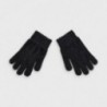 Rękawiczki gładkie chłopięce Mayoral 10883-28 Czarny
