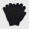 Rękawiczki gładkie chłopięce Mayoral 10883-28 Czarny