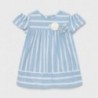 Sukienka w paski dziewczęca Mayoral 1980-7 Błękitny