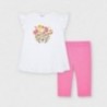 Komplet bluzka i leginsy dziewczęcy Mayoral 3560-13 różowy