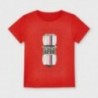 Koszulka z nadrukiem chłopięca Mayoral 3039-41 Czerwony