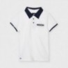 Koszulka polo dla chłopaka Mayoral 6101-43 Biały