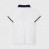 Koszulka polo dla chłopaka Mayoral 6101-43 Biały