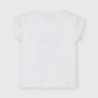 Koszulka z nadrukiem dla dziewczynek Mayoral 3007-38 Biały/czerwony