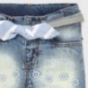 Krótkie spodenki jeans dziewczęce Mayoral 1225-85 Niebieski