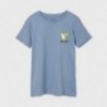 Koszulka z nadrukami chłopięca Mayoral 6081-64 Niebieski