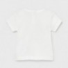 Koszulka z krótkim rękawem dziewczęca Mayoral 105-33 Biały