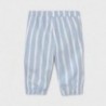 Spodnie w paski dziewczęce Mayoral 1578-12 Błękitny