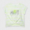 Koszulka z wiązaniem dziewczęca Mayoral 3018-44 Limonka