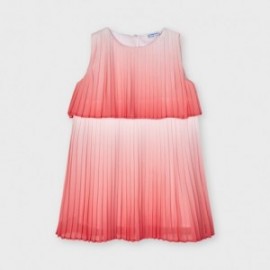 Sukienka plisowana dla dziewczynek Mayoral 3951-21 Różowy