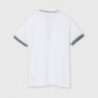 Koszulka polo na stójce chłopięca Mayoral 6106-29 Biały