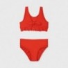 Bikini z wiązaniem dla dziewczynki Mayoral 6732-22 czerwony