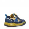 Buty sneakersy chłopięce Geox J029CB-014BU-C0657 kolor granat/żółty