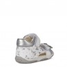 Sandały dla dziewczynek Geox B150YB-085NF-C0007 kolor biały/srebrny