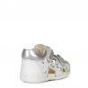 Sandały dla dziewczynki Geox B1551B-085NF-C0007 kolor biały/srebrny