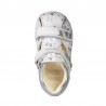 Sandały dla dziewczynki Geox B1551B-085NF-C0007 kolor biały/srebrny