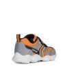 Sneakersy dla chłopaka Geox J024BC-014BU-C0036 kolor szary/pomarańcz