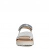 Sandały dla dziewczynki Geox J028ZA-007NF-C1007 kolor srebrny