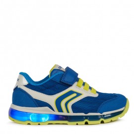 Buty sneakersy dla chłopca Geox J0244B-014BU-C4344 kolor niebieski/żółty