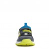 Buty sneakersy dla chłopaka Geox J02AXA-014BU-C1267 kolor szary/limonka