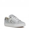 Buty sneakersy dla dziewczyn Geox J02D5B-007BC-C0007 kolor srebrny