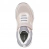 Buty sneakersy dziewczęce Geox J04CMA-0BC14-C0502 kolor szary/róż
