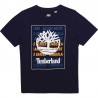 Koszulka z krótkim rękawem chłopięca TIMBERLAND T25R83-85T kolor granat