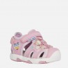 Sandały dla dziewczynki Geox B150DA-05014-C8206 kolor różowy