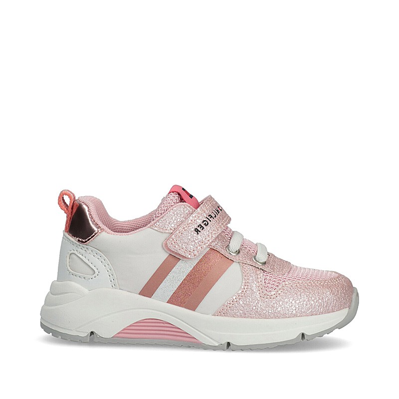 Sneakersy dziewczęce TOMMY HILFIGER T1A4-31029-1188X054 kolor różowy / biały